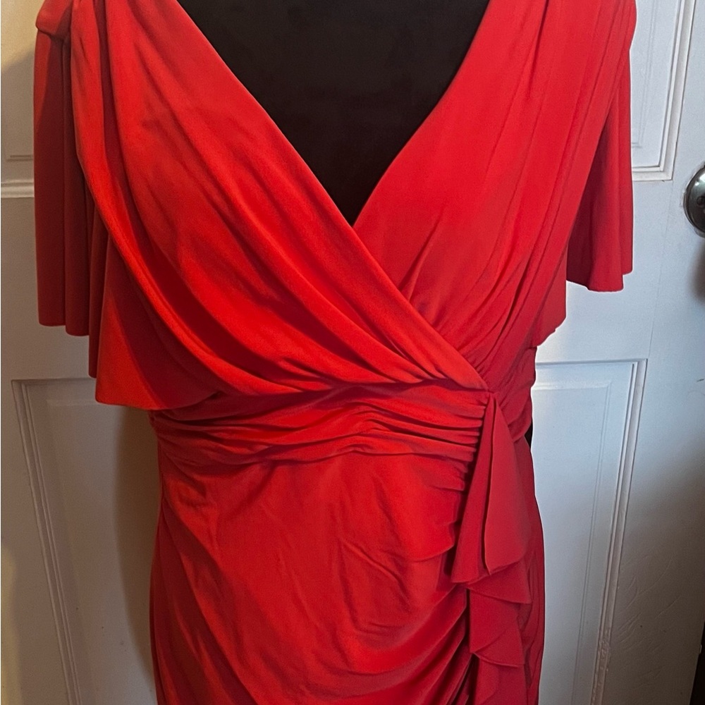 Coral dress